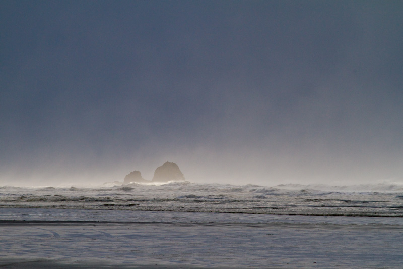 Seastack In Mist